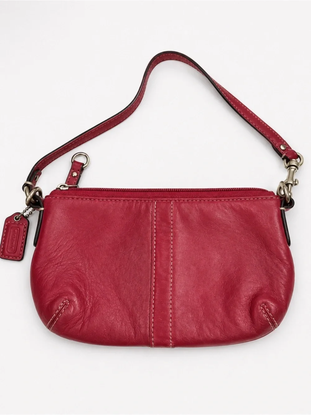 Coach vintage y2k pink leather soho wristlet mini bag